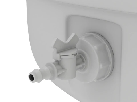 Serbatoio di stoccaggio dell'acqua in plastica Modello 3D