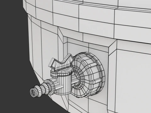 Serbatoio di stoccaggio dell'acqua in plastica Modello 3D