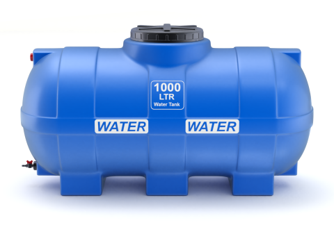 Pill Form Plastic Water Storage Tank Modelo 3D