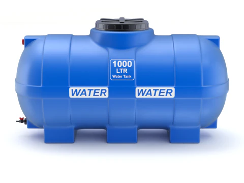 Pill Form Plastic Water Storage Tank 3D Model