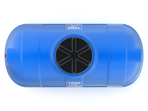Pill Form Plastic Water Storage Tank Modelo 3D