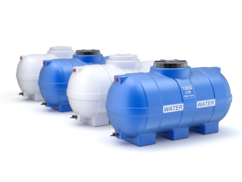 Pill Form Plastic Water Storage Tank Modelo 3D