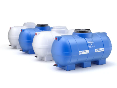Pill Form Plastic Water Storage Tank 3D Model