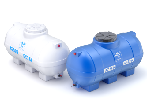 Pill Form Plastic Water Storage Tank Modelo 3D