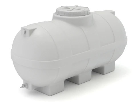 Pill Form Plastic Water Storage Tank 3D Model
