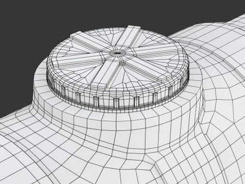 Pill Form Plastic Water Storage Tank Modelo 3D