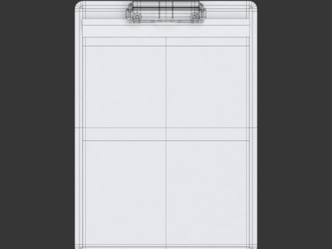 Clipboard V1 Modello 3D