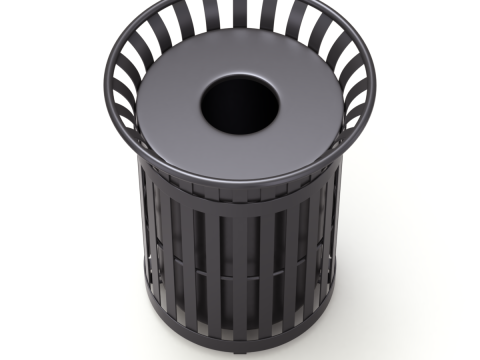 Park Trash Can 3D-Modell