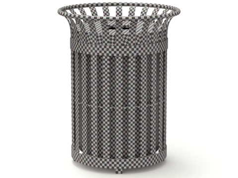 Park Trash Can 3D-Modell