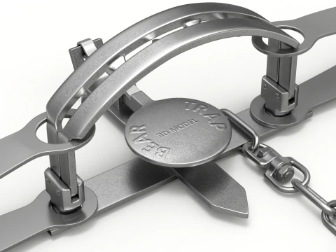 Trappola per orsi Modello 3D