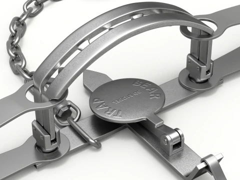 Trappola per orsi Modello 3D