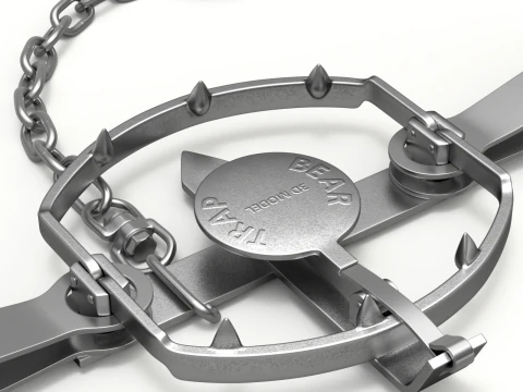 Trappola per orsi Modello 3D