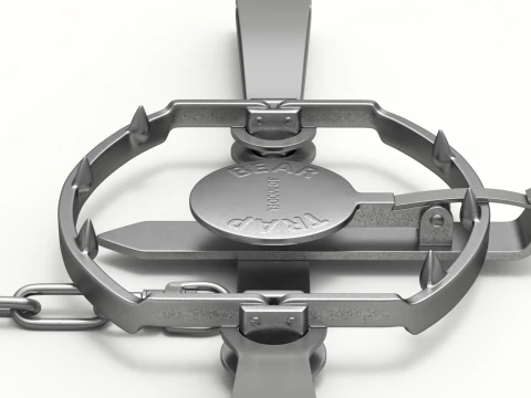 Trappola per orsi Modello 3D