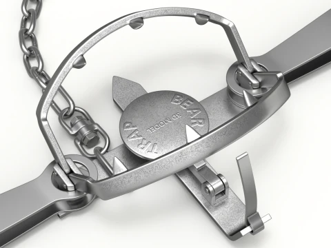 Trappola per orsi Modello 3D