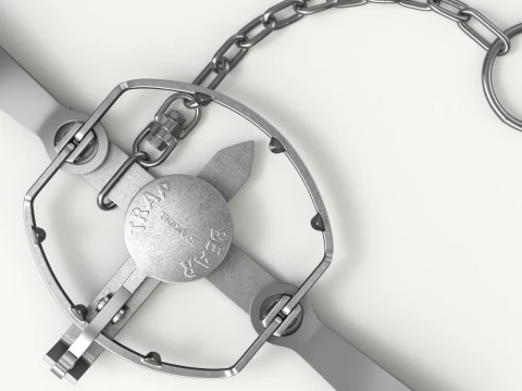 Trappola per orsi Modello 3D