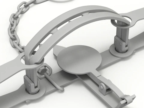 Trappola per orsi Modello 3D