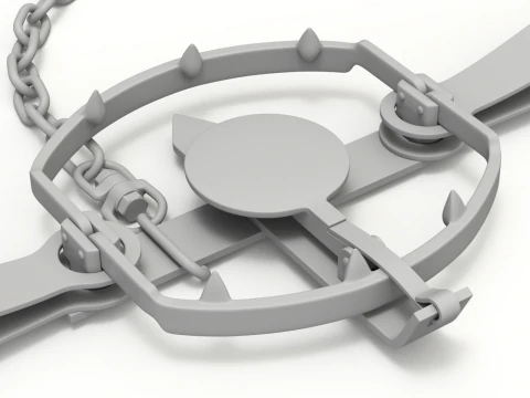 Trappola per orsi Modello 3D