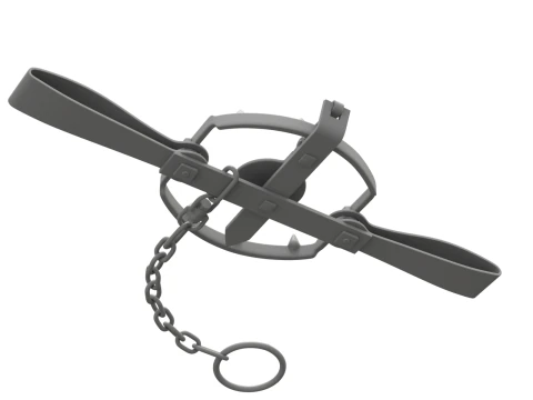 Trappola per orsi Modello 3D