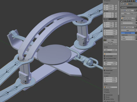 Trappola per orsi Modello 3D