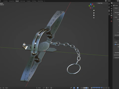 Trappola per orsi Modello 3D