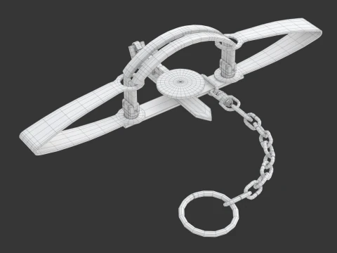 Trappola per orsi Modello 3D