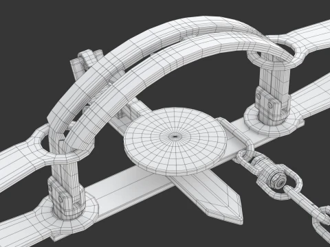 Trappola per orsi Modello 3D