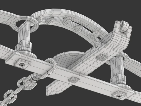 Trappola per orsi Modello 3D