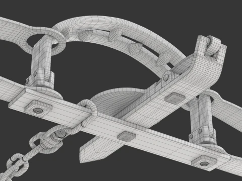 Trappola per orsi Modello 3D