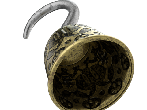 Pirate Hook Modelo 3D