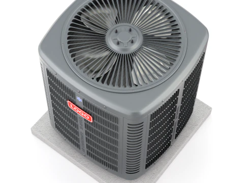 Unidade de aquecimento e AC Modelo 3D