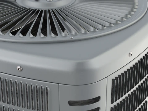 Unidade de aquecimento e AC Modelo 3D