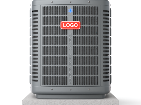 Heating and AC unit 3Dモデル