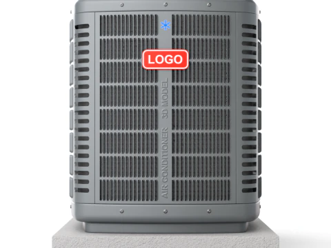 Unidade de aquecimento e AC Modelo 3D