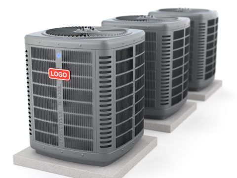 Heating and AC unit 3Dモデル