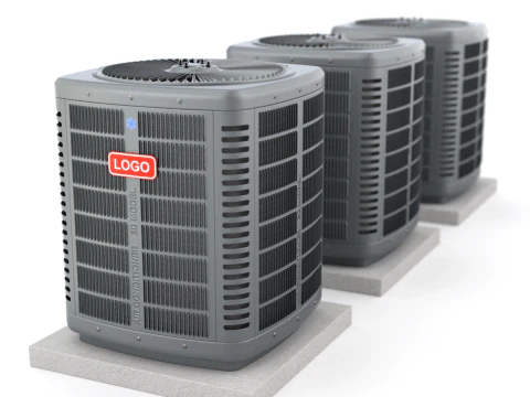 Unidade de aquecimento e AC Modelo 3D