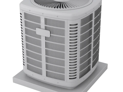Unidade de aquecimento e AC Modelo 3D