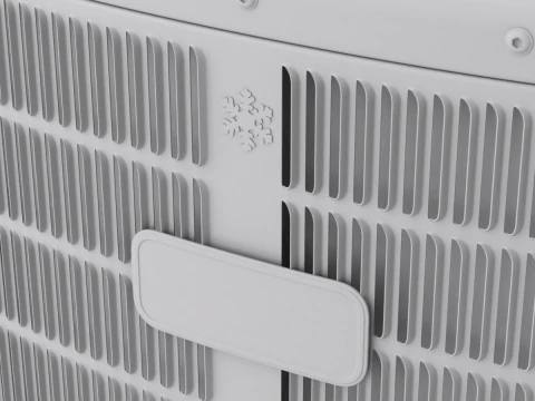 Unidade de aquecimento e AC Modelo 3D