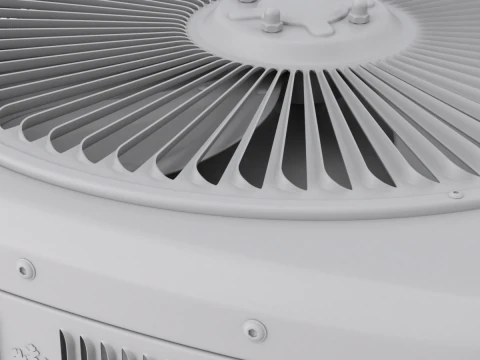 Unidade de aquecimento e AC Modelo 3D