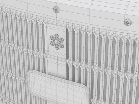 Unidade de aquecimento e AC Modelo 3D