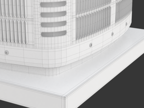 Heating and AC unit 3Dモデル