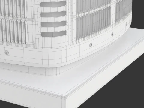 Unidade de aquecimento e AC Modelo 3D