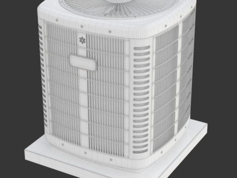Heating and AC unit 3Dモデル