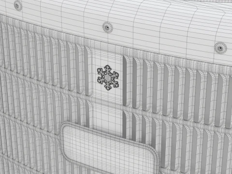 Unidade de aquecimento e AC Modelo 3D