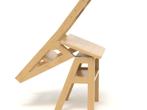 Step Stool Chair 3Dモデル