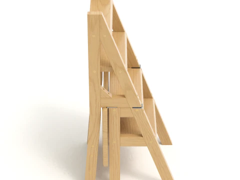 Step Stool Chair 3D Model