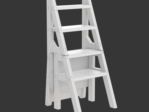 Step Stool Chair 3Dモデル