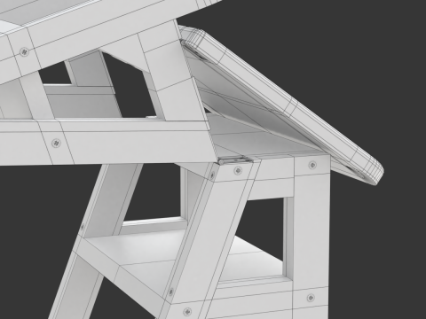 Step Stool Chair 3Dモデル