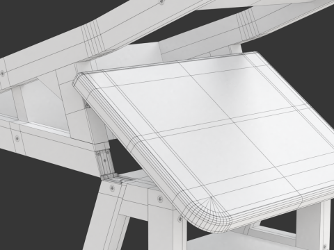 Step Stool Chair 3Dモデル