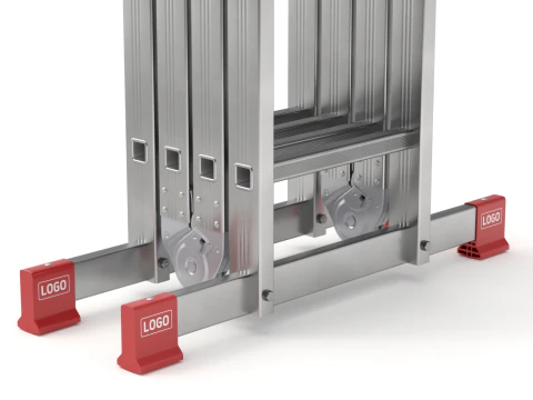 Multifunction Aluminium Ladder 3D Model