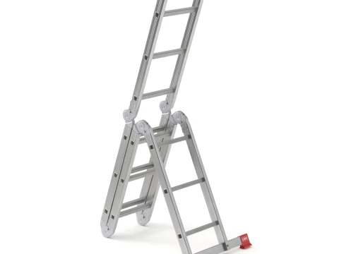 Multifunction Aluminium Ladder 3D Model